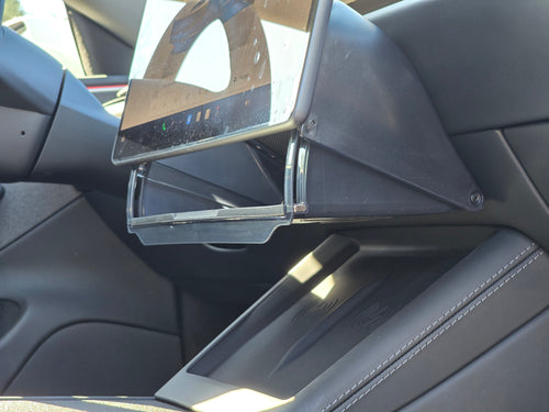 Caja de Almacenamiento Oculta para Tesla Model 3 Highland 2026 – Organizador Bajo la Pantalla Central