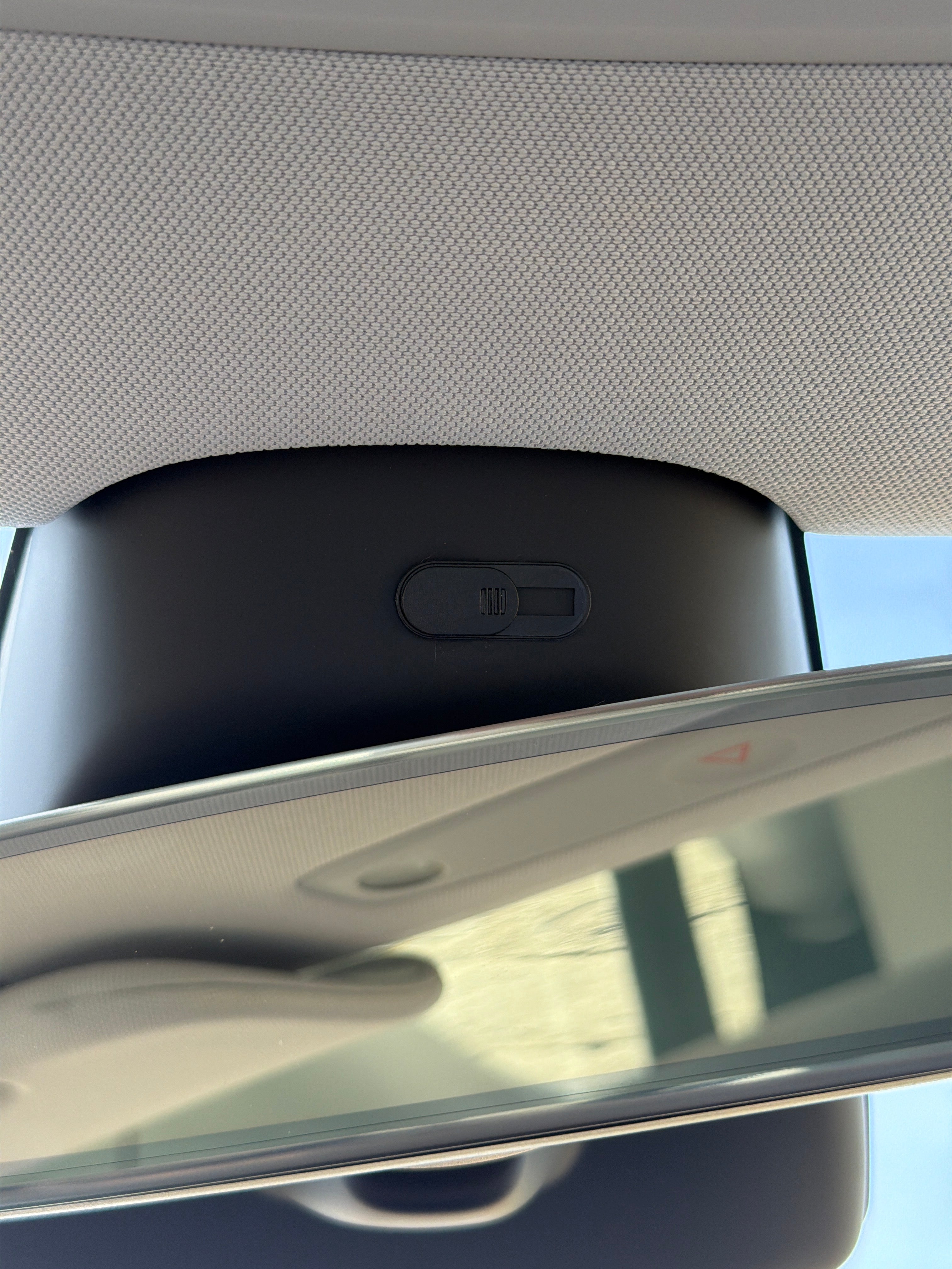 Protector cámara Tesla Model 3 Highland 2024 y Model Y 2025 Juniper | Cubierta privacidad interior