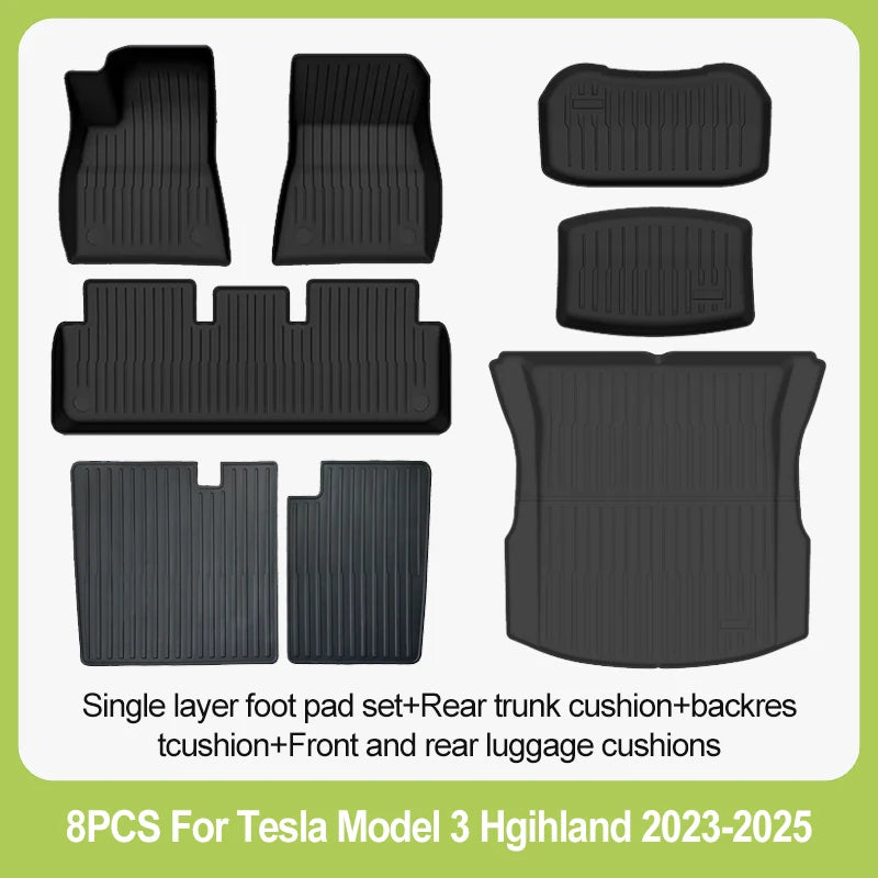 Alfombrillas para Tesla Model 3 Highland (2026) – Set Completo  🚗