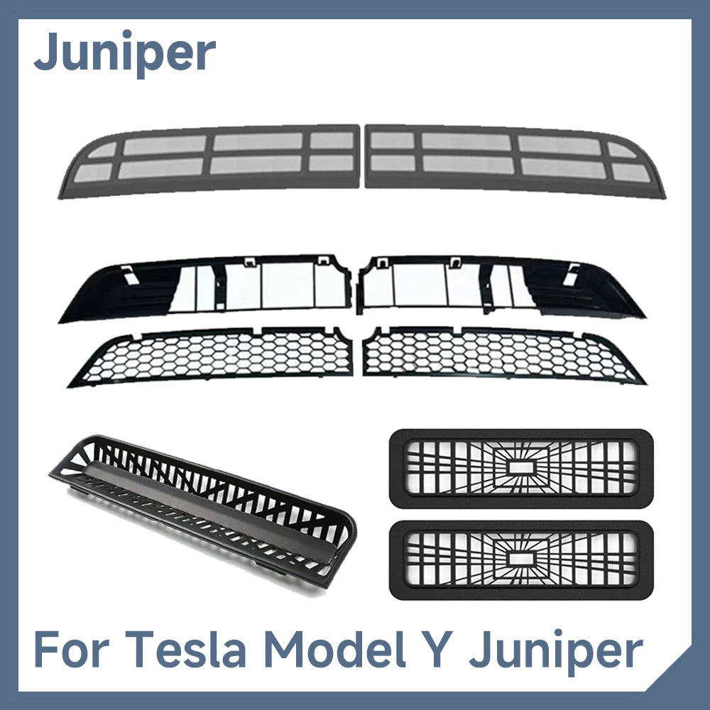 Rejilla Protectora Antiinsectos para Paragolpes Tesla Model Y Juniper (2025-2026) 🚗