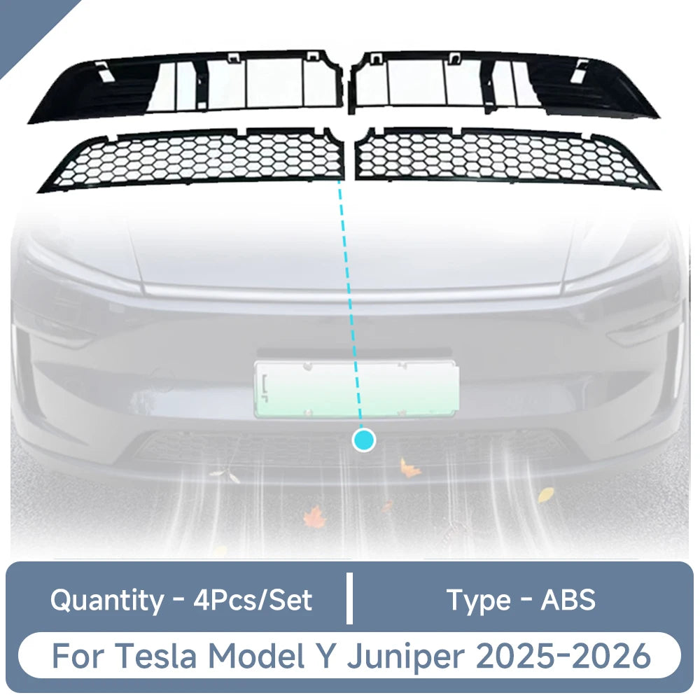 Rejilla Protectora Antiinsectos para Paragolpes Tesla Model Y Juniper (2025-2026) 🚗