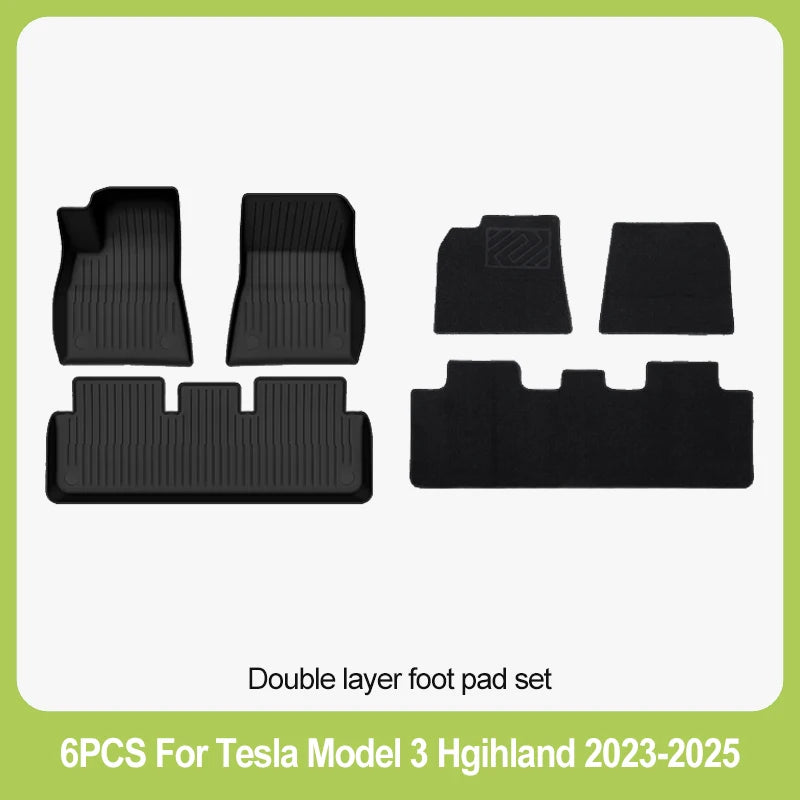 Alfombrillas para Tesla Model 3 Highland (2026) – Set Completo  🚗